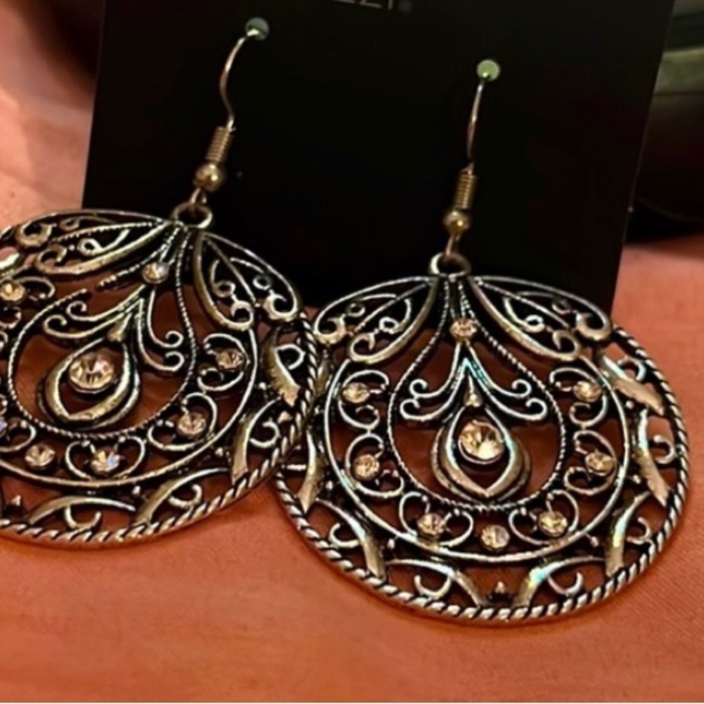 Gunmetal Earrings